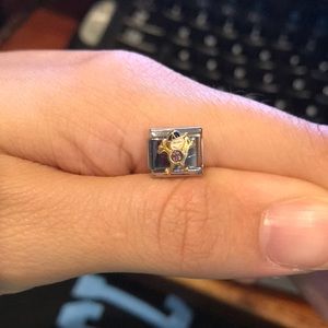 Italian Charm Bracelet Boy Charm Birthstone Purple